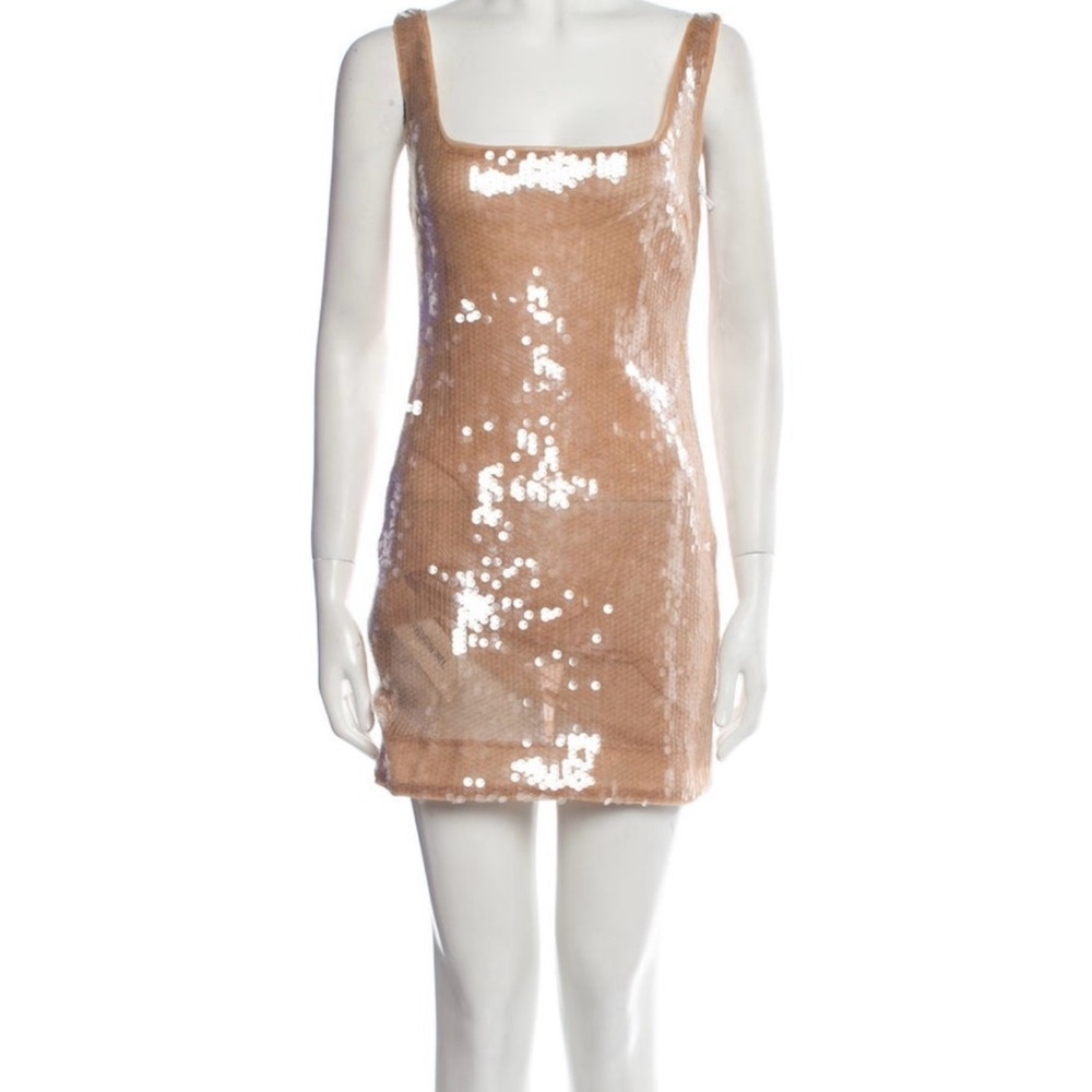 STAUD beige eclipse dress SOLD OUT